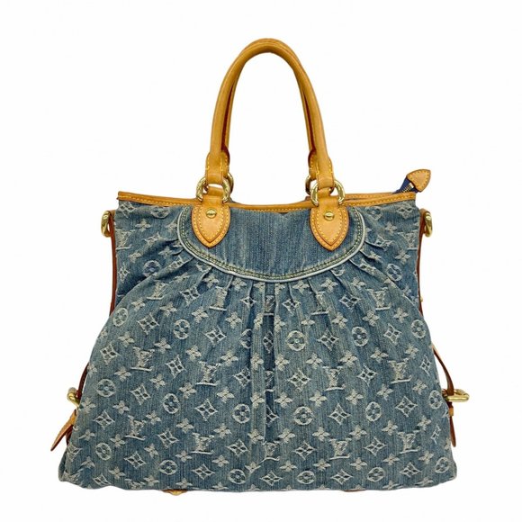 LOUIS VUITTON Handbags - Louis Vuitton Handbag Monogram Denim Neocavi GM M95350 Blue Ladies